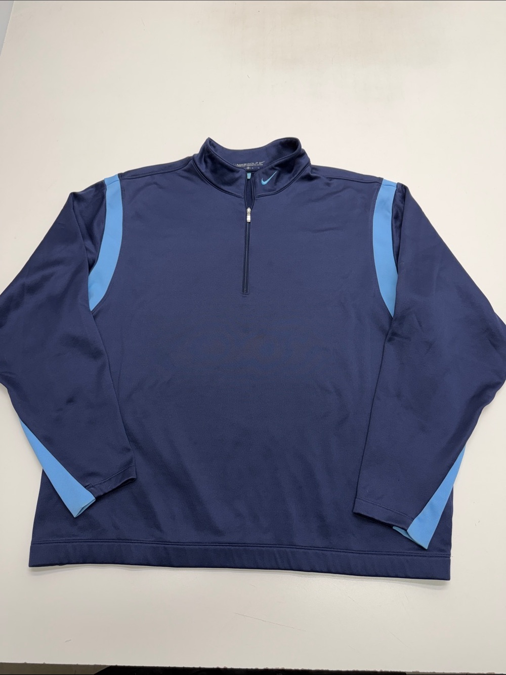 NIKE GOLF Men’s XL Carolina Blue 1/4 Zip Performance Sweatshirt